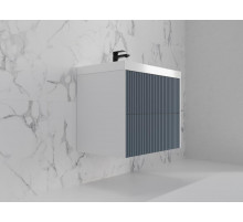 Тумба подвесная "Стокгольм 60", Classic 60, (2 ящ.) графит софт, PUSH