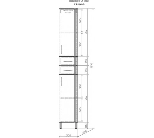 Колонна Style Line Эко Стандарт 30