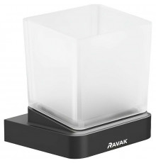 Стакан для зубных щеток Ravak 10° X07P557 Черный матовый