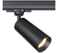 Трековый светильник Maytoni 3 phase track system Focus TR028-3-GU10-B Черный