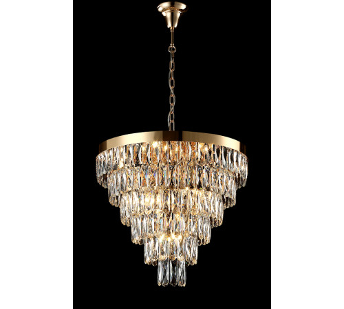 Люстра Crystal Lux Abigail SP-PL15 D620 Gold Transparent Прозрачная Золото