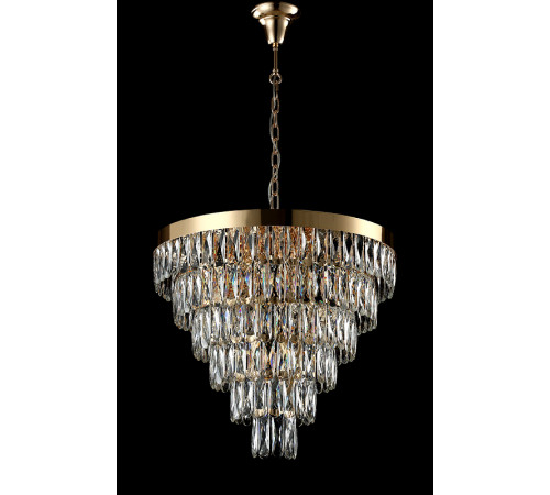 Люстра Crystal Lux Abigail SP-PL15 D620 Gold Transparent Прозрачная Золото