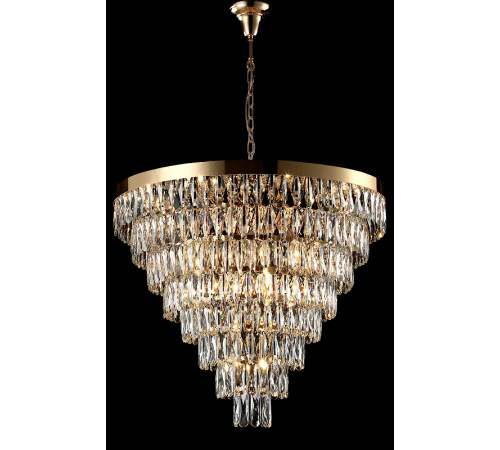 Люстра Crystal Lux Abigail SP22 D820 Gold Transparent Прозрачная Золото