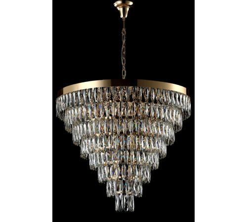 Люстра Crystal Lux Abigail SP22 D820 Gold Transparent Прозрачная Золото