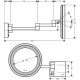 Косметическое зеркало Hansgrohe AddStoris 41790340 с подсветкой с увеличением Шлифованный черный хром