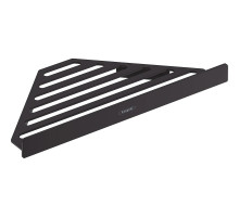 Металлическая полка Hansgrohe AddStoris 41741670 угловая Черная матовая