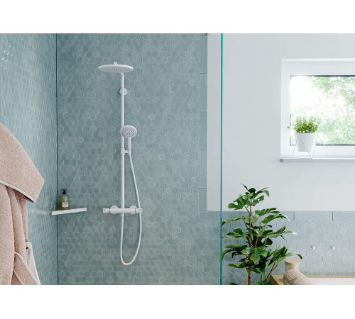 Полка корзина Hansgrohe AddStoris 41741700 угловая Белая матовая