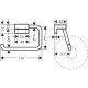 Держатель туалетной бумаги Hansgrohe AddStoris 41771340 Черный хром