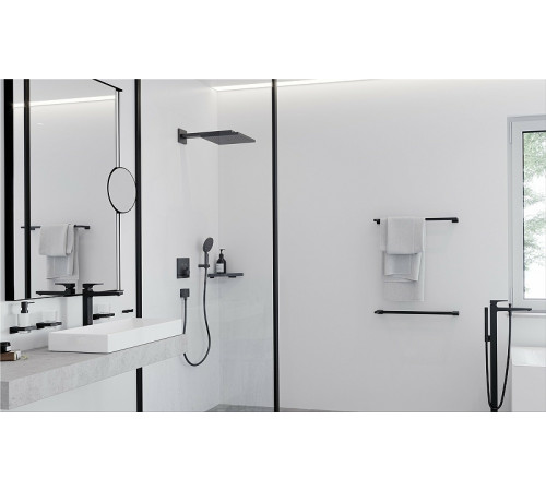 Полотенцедержатель Hansgrohe AddStoris 41747670 Черный матовый