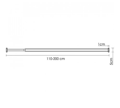 Карниз для ванны WasserKRAFT Aisch 200 SC-551120 Золото