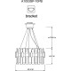 Люстра Artelamp Alya A1053SP-10PB Прозрачная Полированная медь