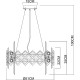 Люстра Artelamp Amelia A1039SP-10BK Прозрачная Золото Черная