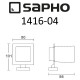 Стакан для зубных щеток Sapho Apollo 1416-04 Хром