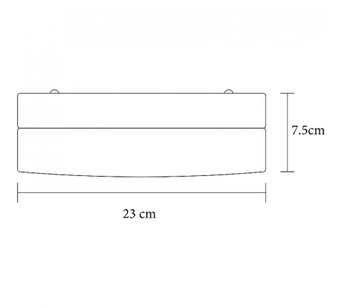 Потолочный светильник Artelamp Aqua-Tablet A6047PL-2BK Белый Черный