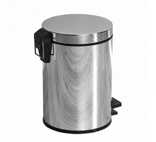 Ведро мусорное Aquanet 8072 Хром