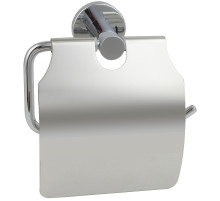 Держатель туалетной бумаги Aquatek AQ4009CR с крышкой Хром