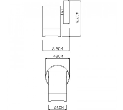 Настенный светильник Artelamp Atlas A3503AL-1BK Черный