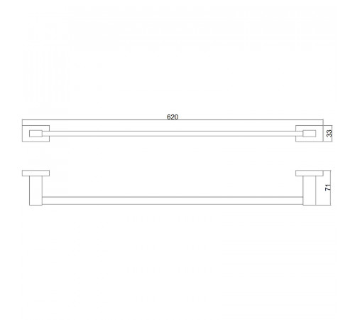 Полотенцедержатель Belz B902 B90201 Хром