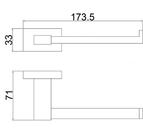 Держатель туалетной бумаги Belz B903 B90303-2 Черный матовый