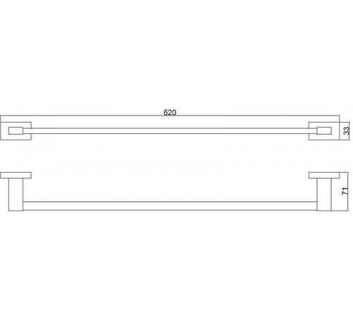 Полотенцедержатель Belz B903 B90301 Черный матовый