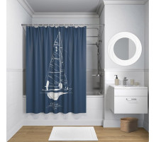 Штора для ванны Iddis Basic B32P218i11 200x180 Синяя