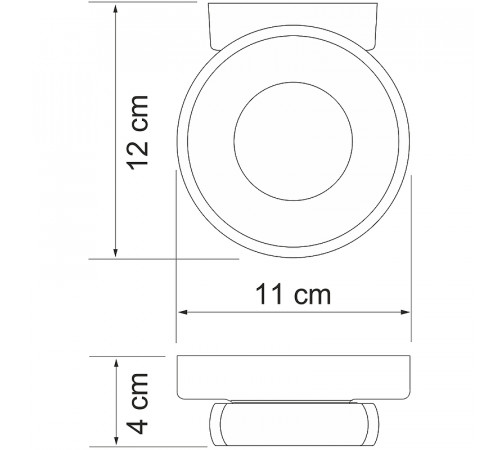 Мыльница WasserKRAFT Berkel K-6829 Хром