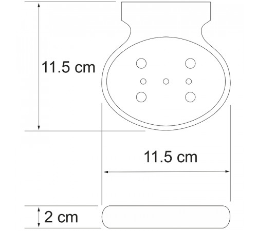 Мыльница WasserKRAFT Berkel K-6869 Хром