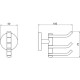 Тройной крючок Aquatek Бетта AQ4632CR Хром