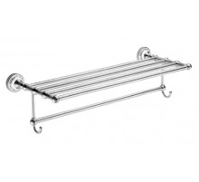 Полка для полотенец Fixsen Bogema FX-78515 Хром Белый