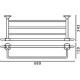 Полка для полотенец Art&Max Bohemia AM-E-4222-Br Бронза