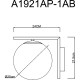 Настенный светильник Artelamp Bolla-unica A1921AP-1AB Белый Античная бронза