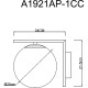 Настенный светильник Artelamp Bolla-unica A1921AP-1CC Белый Хром