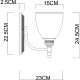 Настенный светильник Artelamp Bonito A9518AP-1BA Белый Античный черный