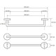 Полотенцедержатель Bemeta Brilo 161204020 Золото