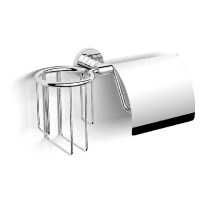 Держатель туалетной бумаги Langberger Burano 11041P с крышкой Хром