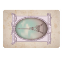 Коврик для ванной комнаты Veragio Carpet 60x40 VR.CPT-7160.19 с рисунком Paris