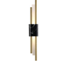 Настенный светильник Crystal Lux Carta AP6W LED Black Brass Белый Латунь Черный
