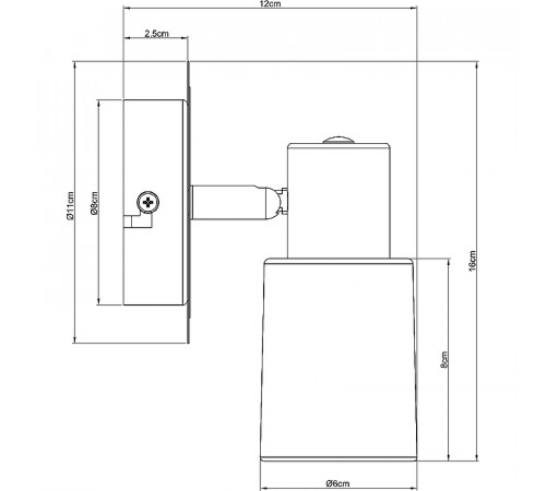 Настенный светильник Artelamp Cavalletta A4510AP-1SS Белый Сталь