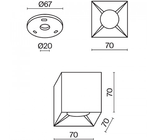 Потолочный светильник Maytoni Ceiling Wall Alfa Led C065CL-L12W4K Белый