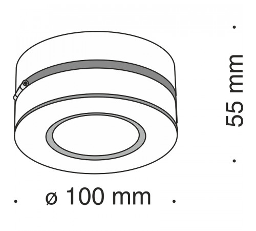 Потолочный светильник Maytoni Ceiling Wall Magic C022CL-L12B4K Черный