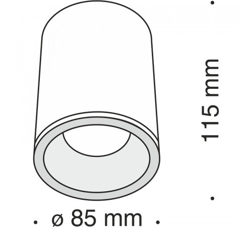 Потолочный светильник Maytoni Ceiling Wall Zoom C029CL-01B Черный