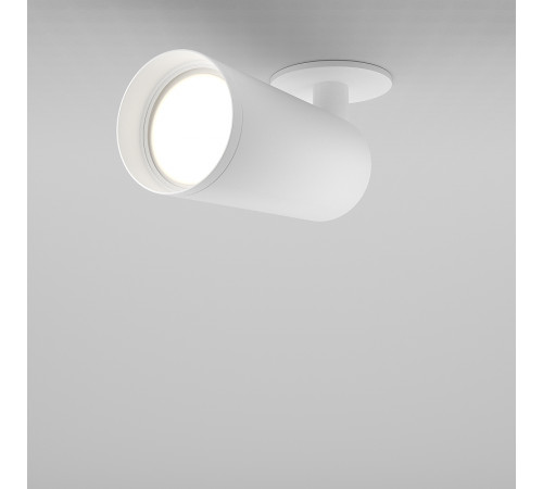 Встраиваемый светильник Maytoni Ceiling Wall Focus C018CL-01W Белый