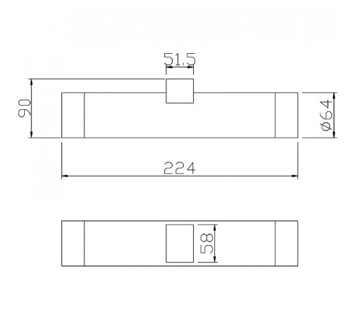 Настенный светильник Maytoni Ceiling Wall Kilt Led C027WL-L10B Черный