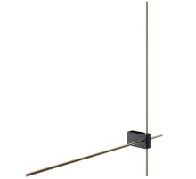 Настенный светильник Maytoni Ceiling Wall Pars Led C070WL-L12GB3K Черный Золото