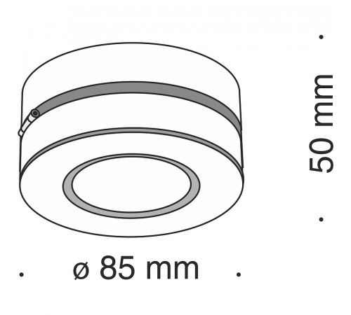 Потолочный светильник Maytoni Ceiling Wall Magic C022CL-L7B4K Черный