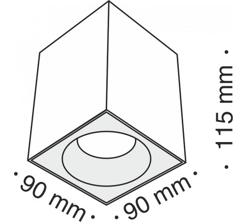 Потолочный светильник Maytoni Ceiling Wall Zoom C030CL-01W Белый