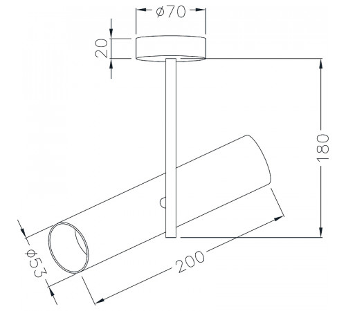 Потолочный светильник Maytoni Ceiling Wall Elti C020CL-01GB Черный Золото