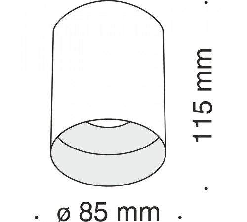 Потолочный светильник Maytoni Ceiling Wall Slim C014CL-01B Черный