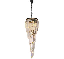 Люстра Divinare Charlotte 3011/01 SP-11 Прозрачная Черная