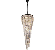 Люстра Divinare Charlotte 3011/01 SP-18 Прозрачная Черная